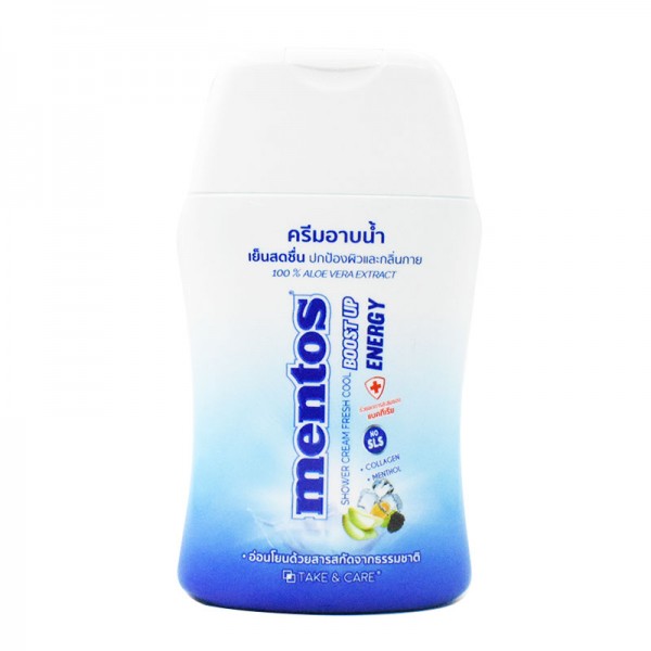 mt-001 CARE MENTOS SHOWER CREAM FRESH COOL BOOST UP ENERGY